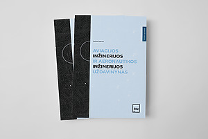Du leidiniai „Aviacijos inžinerijos ir aeronautikos inžinerijos uždavinynas“ sudėti vienas ant kito, nufotografuoti iš viršaus.